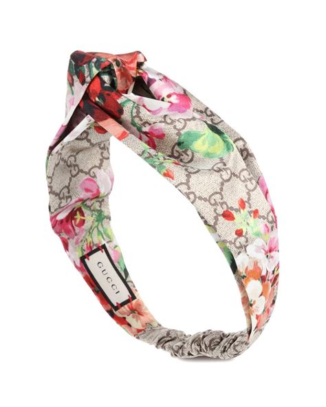 gucci printed silk satin headband|gucci luggage.